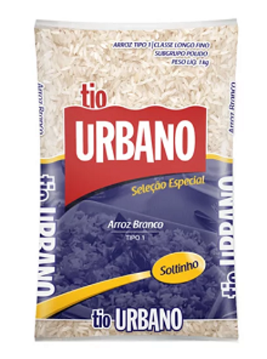 Imagem de ARROZ TIO URBANO BENEF BRANCO L F T 1 1KG
