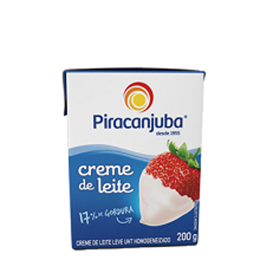 Imagem de CREME DE LEITE PIRACANJUBA TP 200G IND