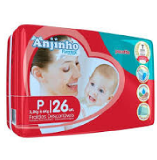 Imagem de FRALDA ANJINHO PACOTAO P C/ 26UN