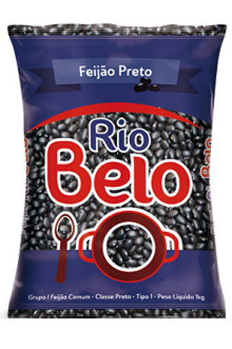 Imagem de FEIJAO PRETO T1 RIO BELO 1KG