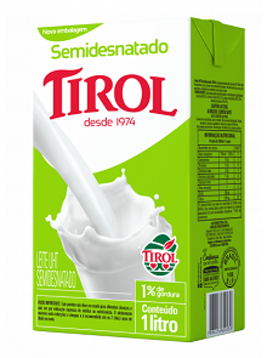 Imagem de LEITE UHT SEMI DESNATADO TIROL 1L