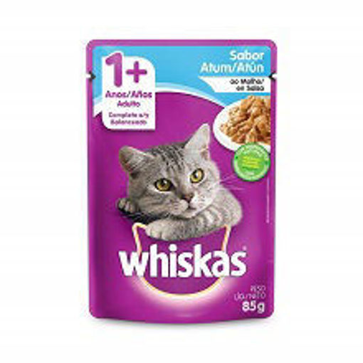 Imagem de WHISKAS ATUM GATOS ADULTOS SH85GR