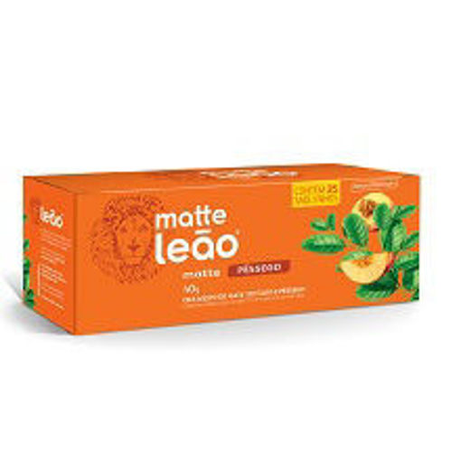 Imagem de TEA BAG PESSEGO DISPLAY LEAO JUNIOR 40GR
