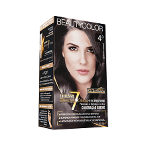 Imagem de TINTURA BEAUTY KIT 4 0 CASTANHO NATURAL