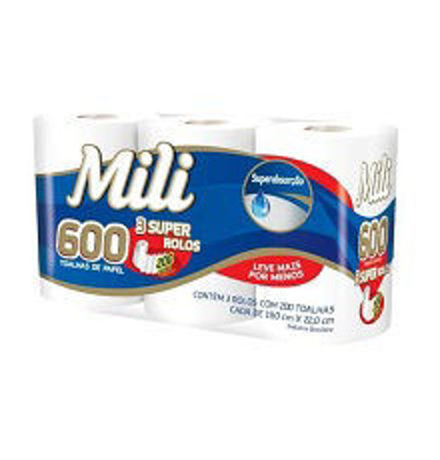 Imagem de TOALHA PAPEL MILI C 3 ROLOS