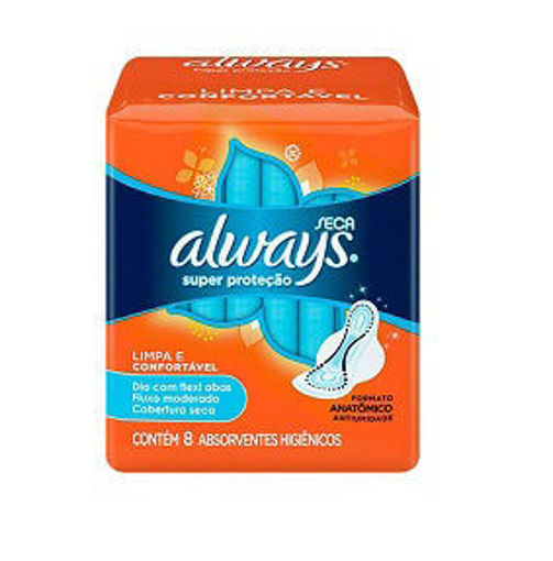 Imagem de ABS ALWAYS SUPER PROTECAO M SECA S ABAS C 8UN