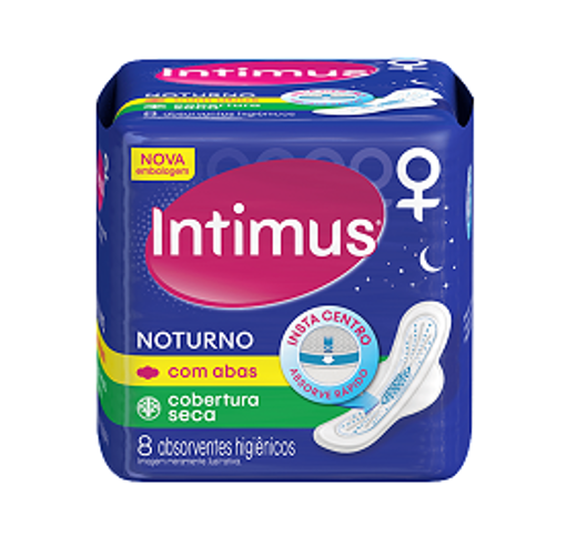 Imagem de ABS INTIMUS GEL NOTURNO C/ABAS SECA