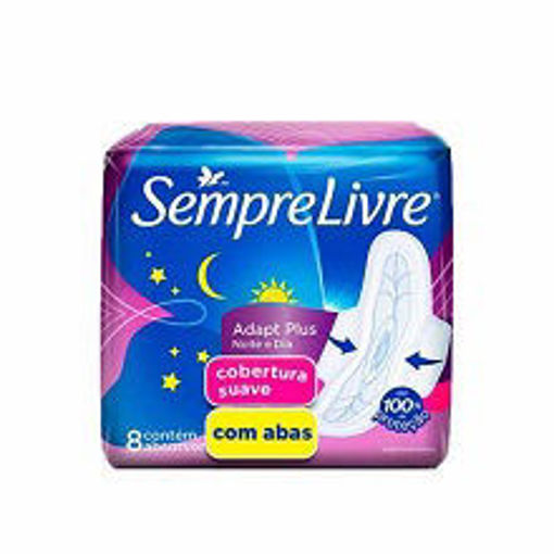 Imagem de ABS S.LIVRE NOTURNO MAX SUAVE C/ABAS C/8