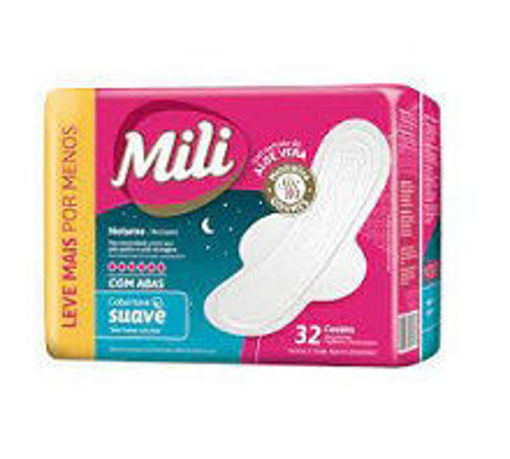 Imagem de ABSORVENTE MILI 32UN C ABS SUAVE NOTURNO
