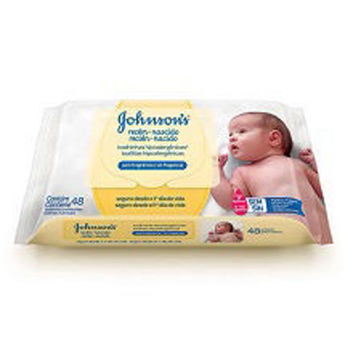 Imagem de BB LENCO JONSONS BABY RECEM NASCIDO C 48UN