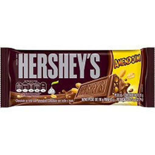 Imagem de BARRA CHOC AMENDOIM HERSHEYS 16X85G