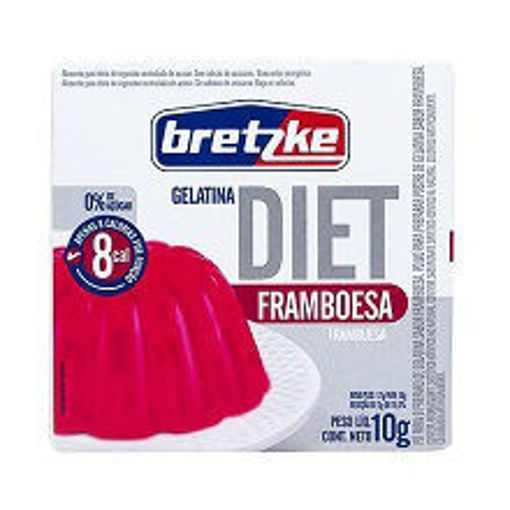 Imagem de GELATINA FRAMBOESA DIET BRETZKE 10G