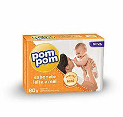 Imagem de HD SAB POM POM LEITE E MEL 80GR