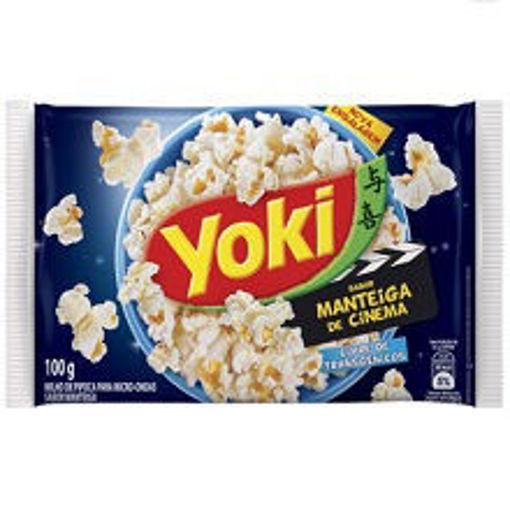 Imagem de MILHO PIPOCA MICRO MANTEIGA YOKI 100G