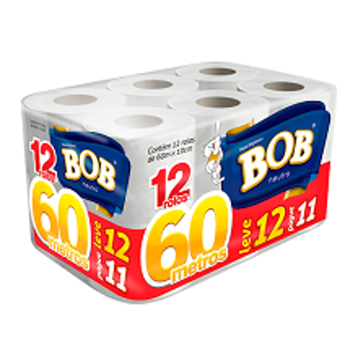 Imagem de PAPEL HIG BOB 60M 12 ROLOS