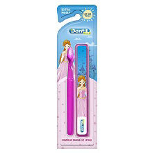 Imagem de ESCOVA DENTIL KIDS COM ESTOJO MENINA