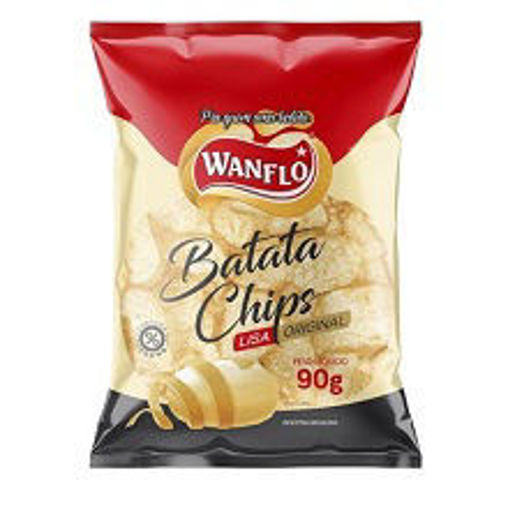 Imagem de BATATA CHIPS LISA 90GR WANFLO