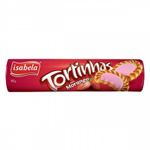 Imagem de BISC TORTINHAS ISABELA 140G MORANGO