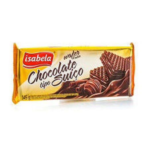 Imagem de BISCOITO WAFER ISABELA CHOCOLATE SUICO PCT