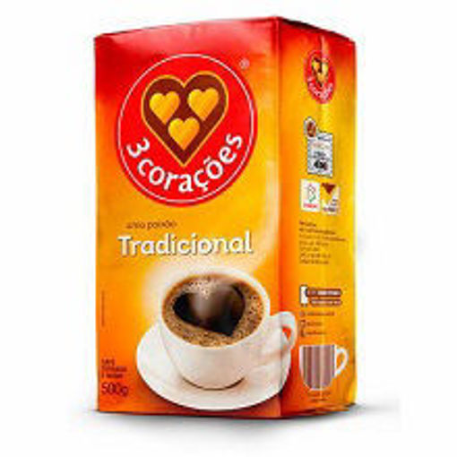 Imagem de CAFE TRADICIONAL 3 CORACOES VACUO 500 GR